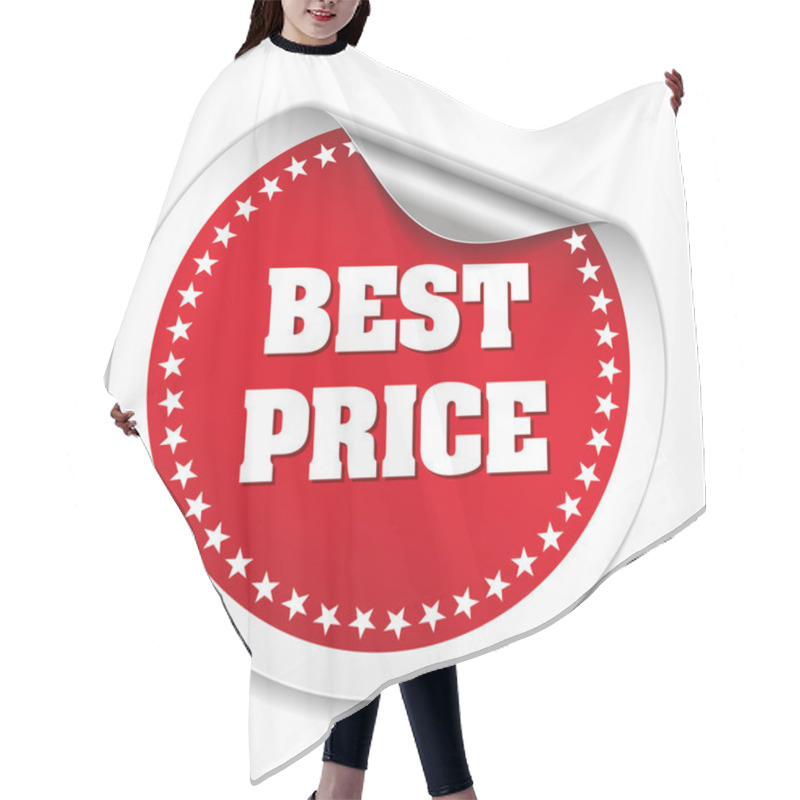 Personality  Round Best Price Sticker Hair Cutting Cape