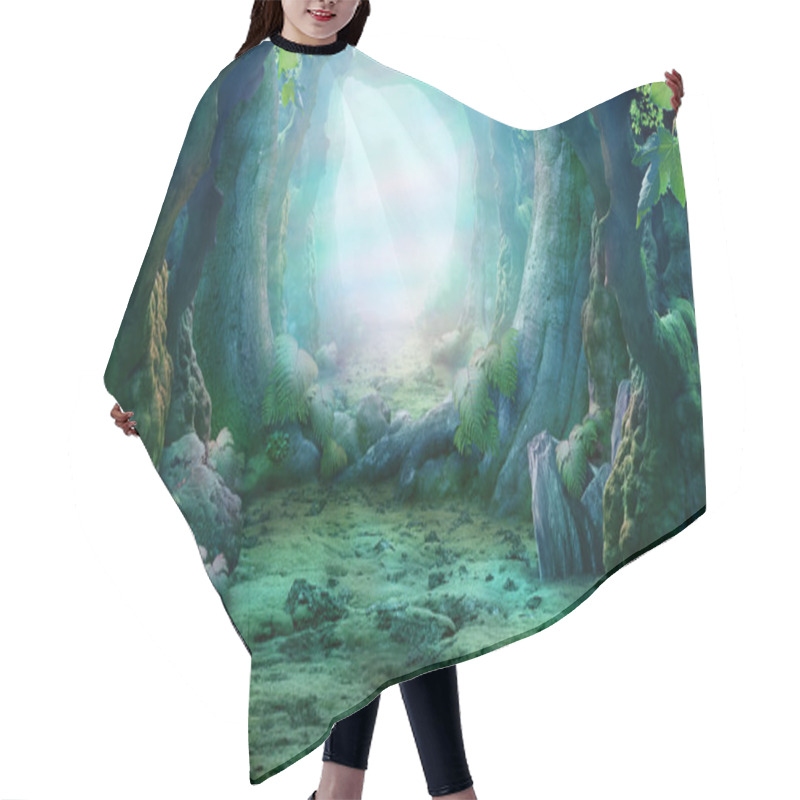 Personality  Romantic Forest View Hair Cutting Cape