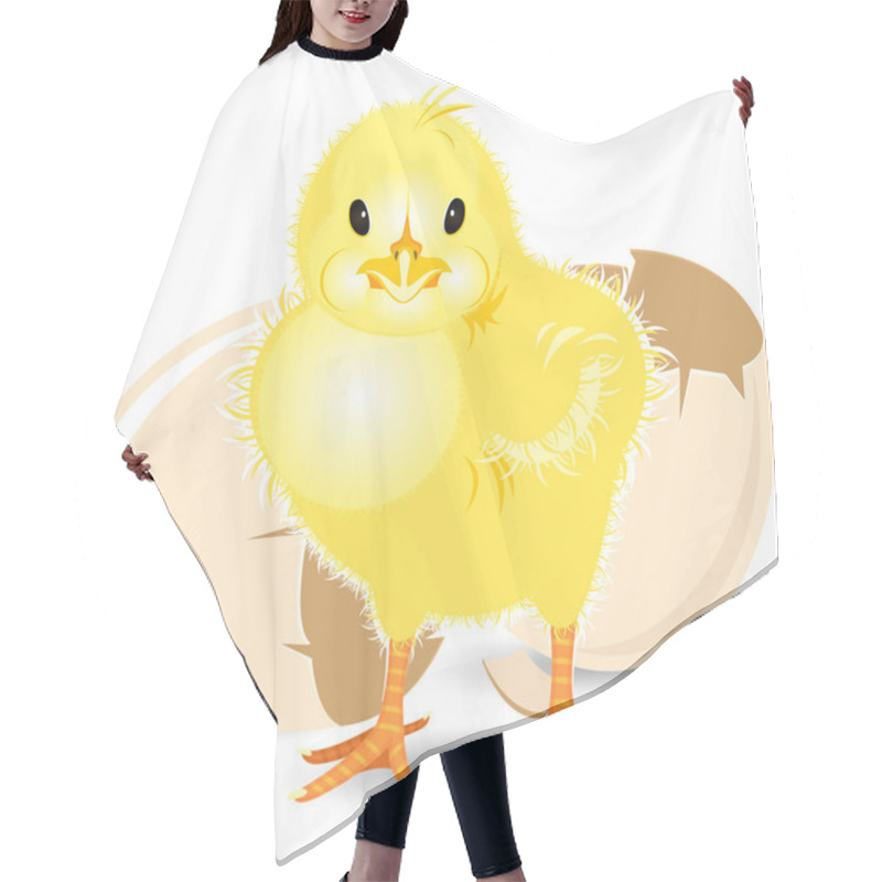 Personality  Newborn Chick Hair Cutting Cape