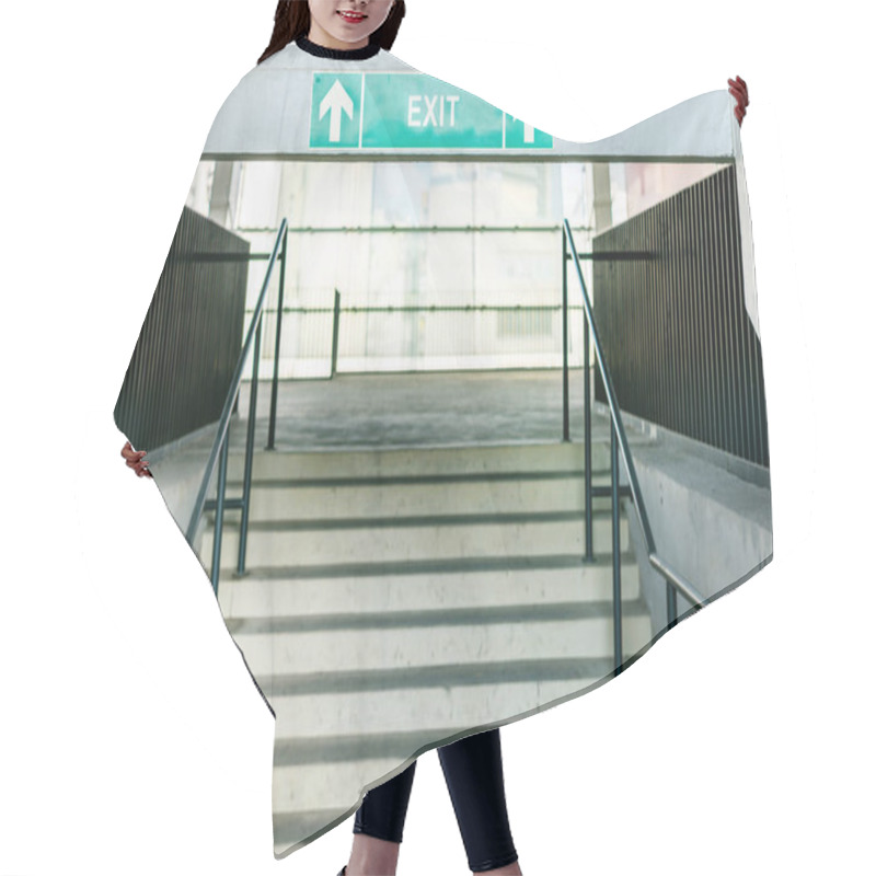 Personality  Stadium Stairs And Exit Symbol Hair Cutting Cape