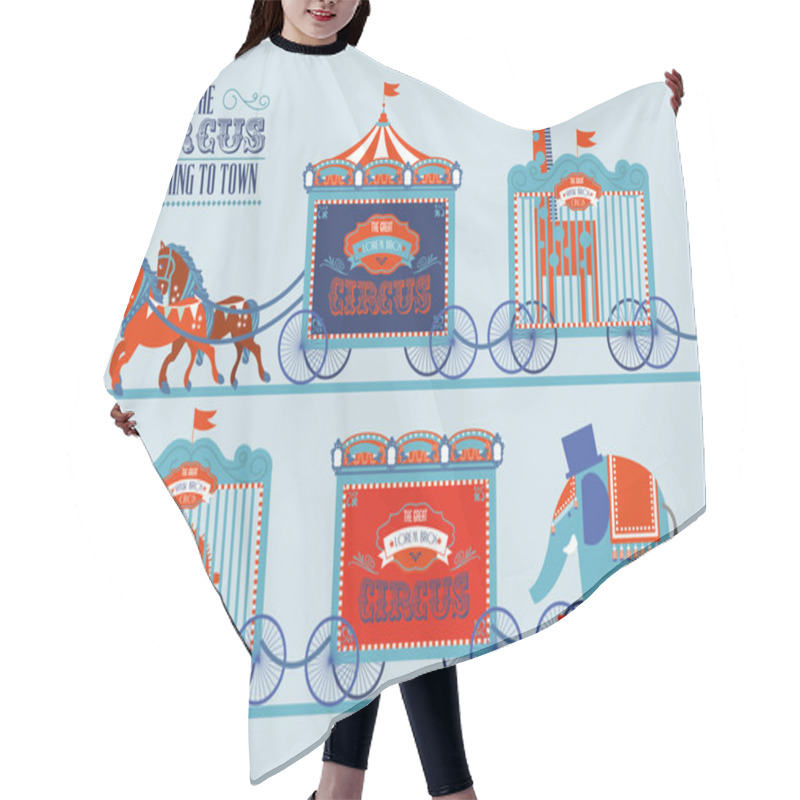 Personality  Circus Hair Cutting Cape