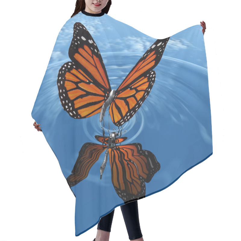 Personality  The Butterfly Hair Cutting Cape