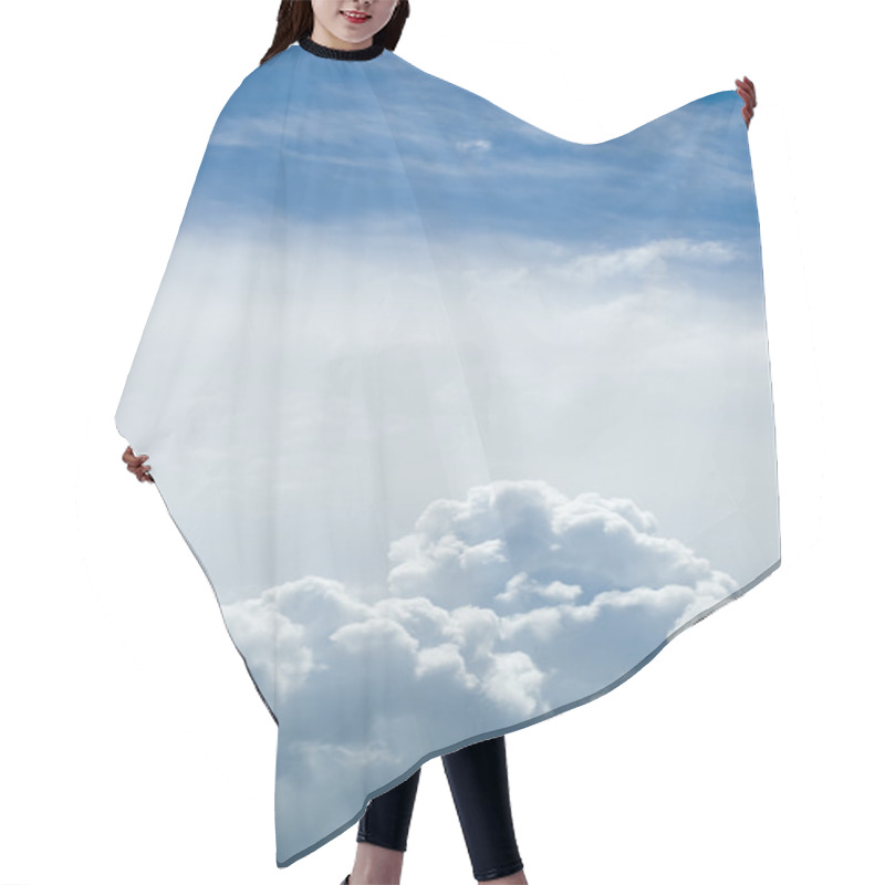 Personality  Cloudy Sky Hair Cutting Cape