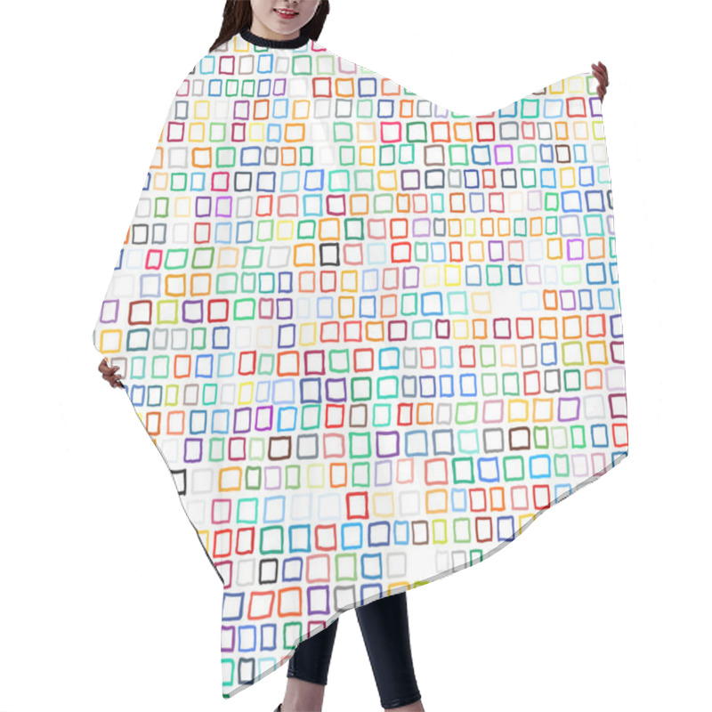 Personality  Geometric Pattern Hair Cutting Cape