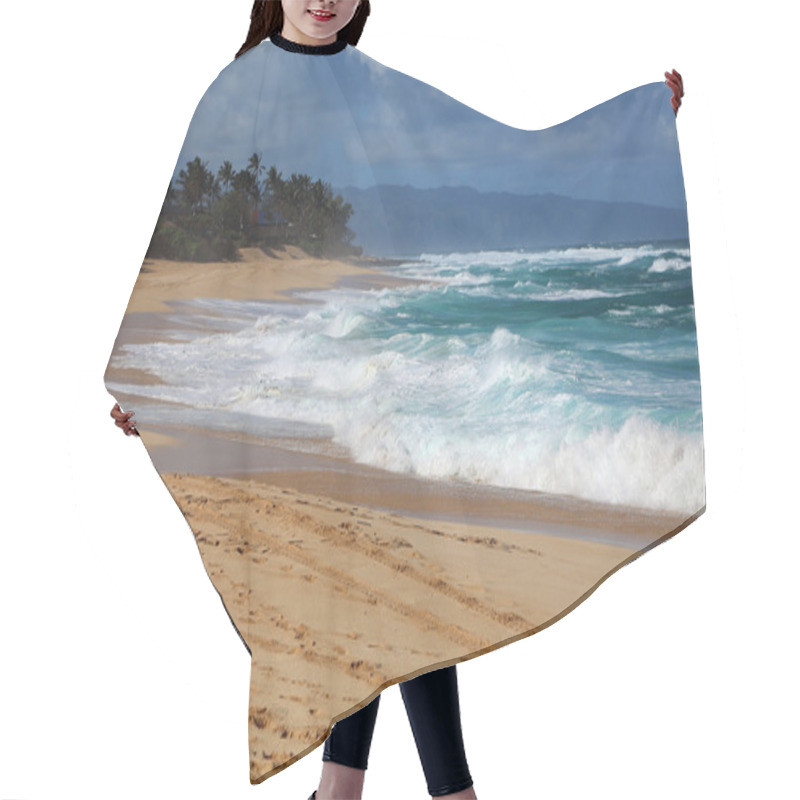 Personality  Sunset Beach Hair Cutting Cape