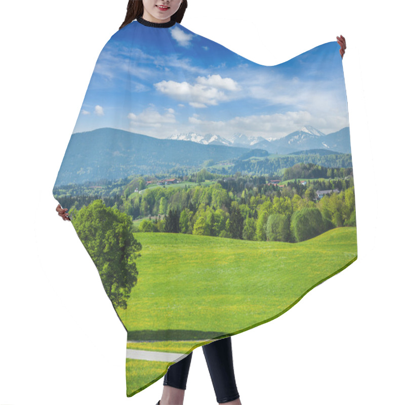 Personality  Road In Pastoral Countryside Hair Cutting Cape