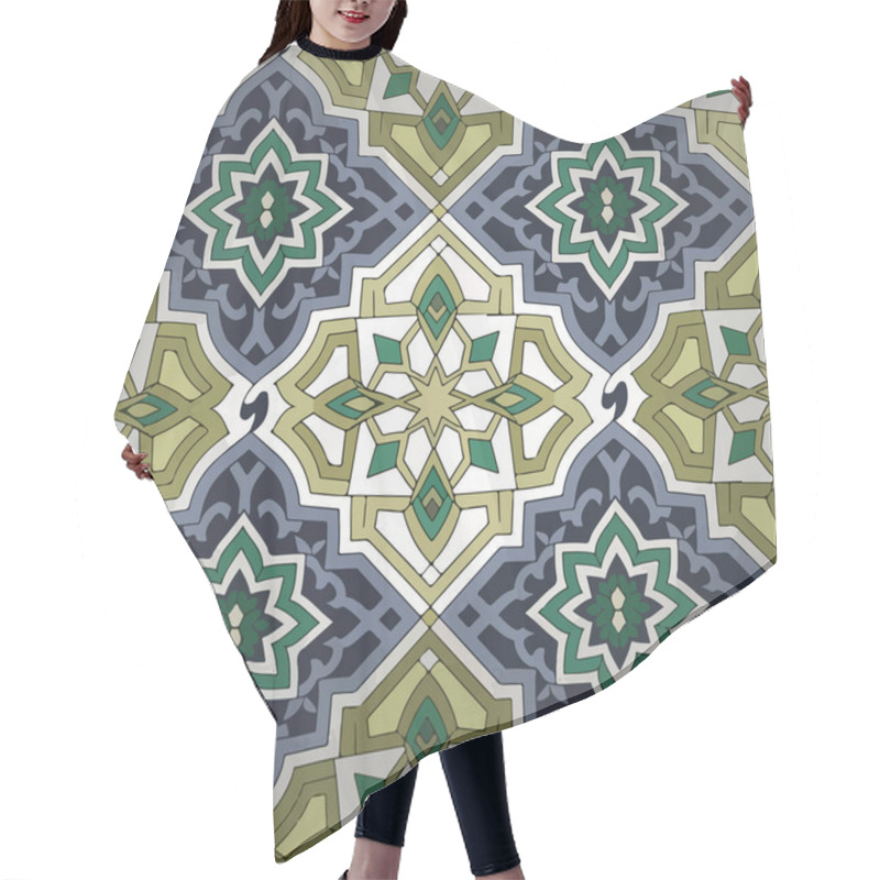 Personality  Traditional Motifs Of The Muslim World. Hair Cutting Cape