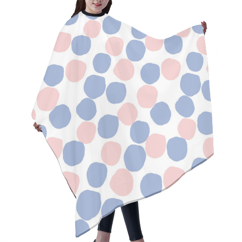 Personality  Big Polka Dots Hair Cutting Cape