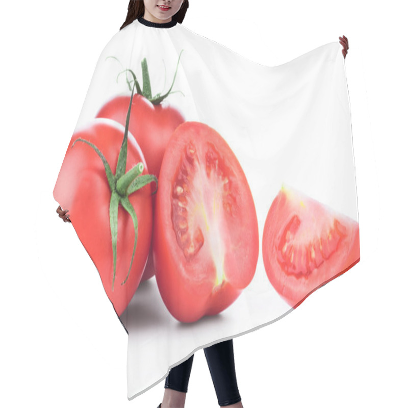 Personality  Fresh Red Tomatoes Hair Cutting Cape