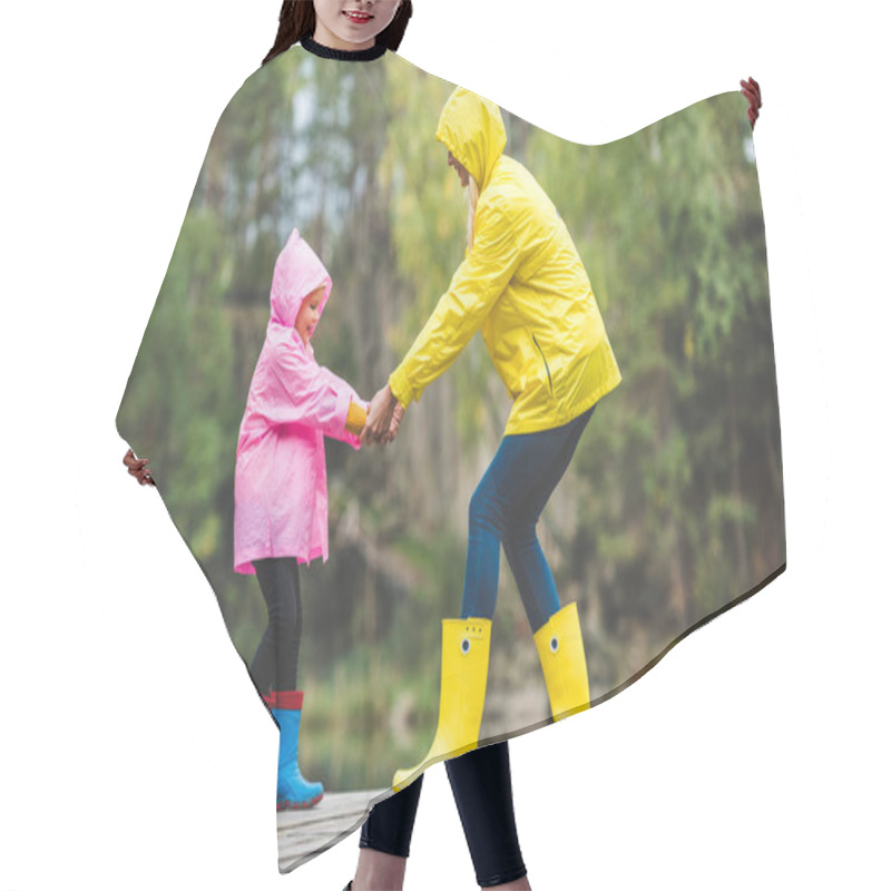 Personality  Mother And Daughter Hair Cutting Cape