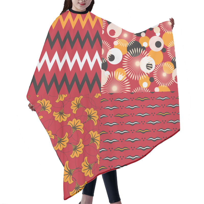 Personality  African Motifs Hair Cutting Cape