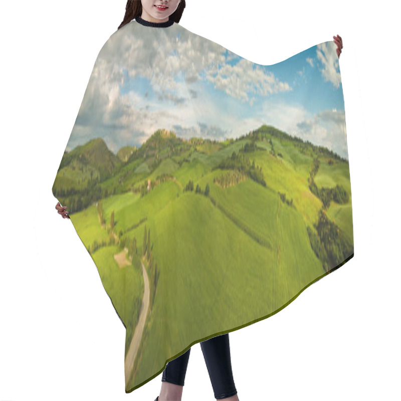 Personality  Beautiful Panorama Landscape  Hair Cutting Cape