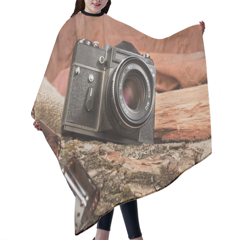 Personality  Old Fotocamera Hair Cutting Cape