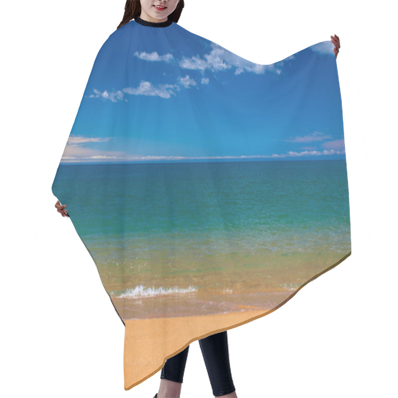 Personality  Tropical Horizon Wallpaper Hair Cutting Cape