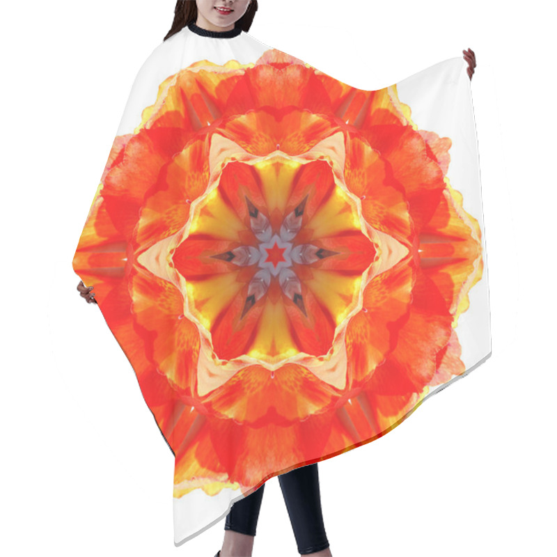 Personality  Flower Mandala Hair Cutting Cape