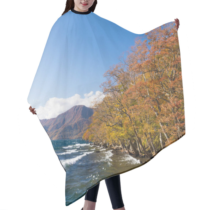 Personality  Towada Lake In Autumn Season Hair Cutting Cape