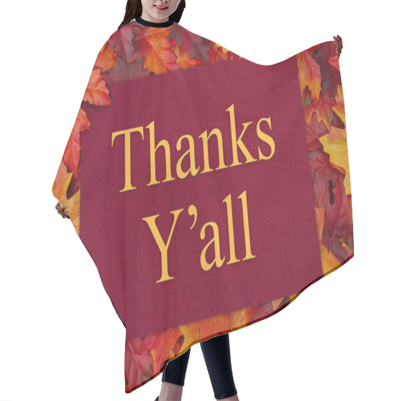 Personality  Thank You Greeting Card Hair Cutting Cape