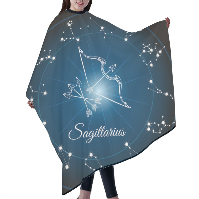 Personality  Zodiac Sign Sagittarius Hair Cutting Cape