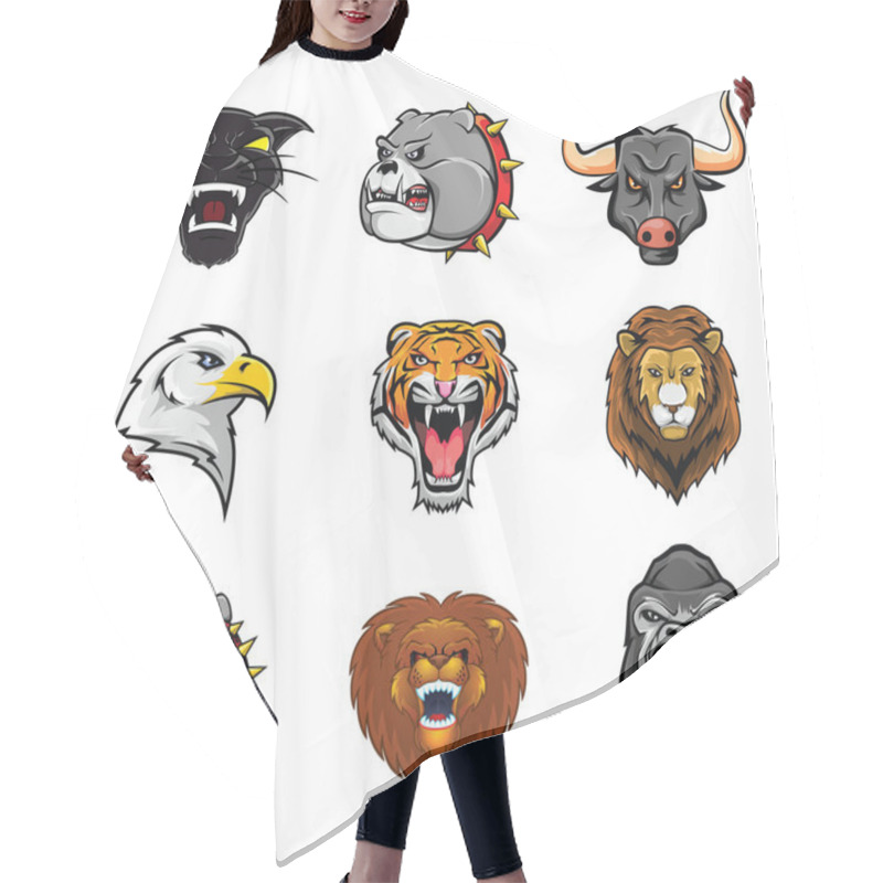 Personality  Animal Head Collection : Nine Hair Cutting Cape