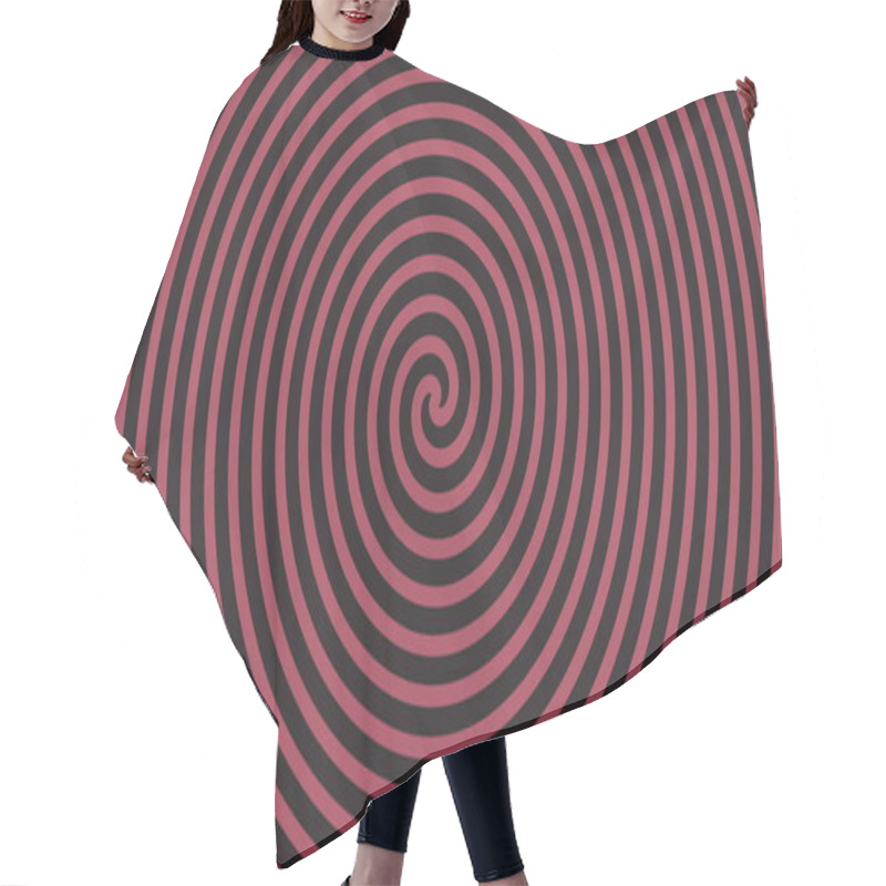 Personality  Spinning Spiral Abstract Motion Background Hair Cutting Cape