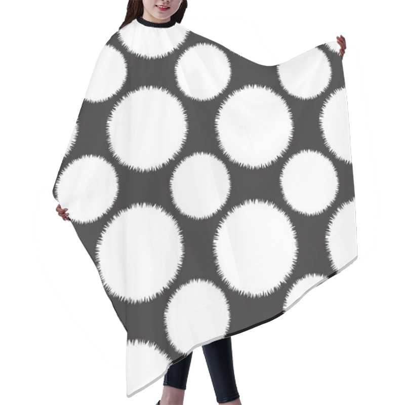 Personality  Seamless Monochrome  Ornament  Hair Cutting Cape