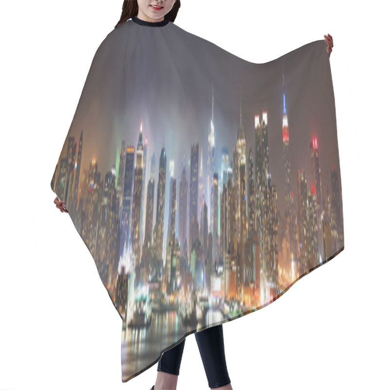 Personality  Manhattan New York City Panorama Hair Cutting Cape