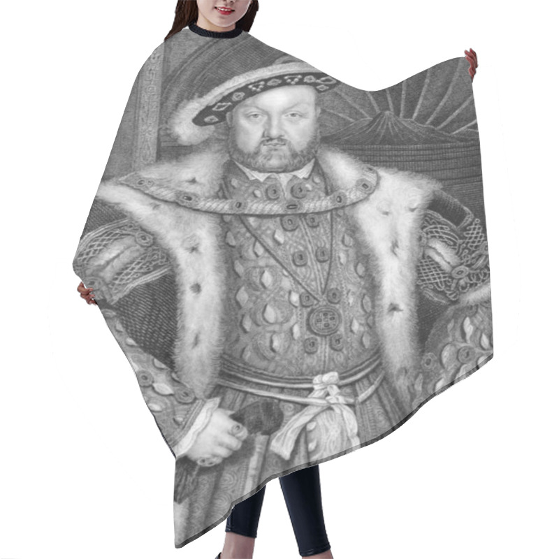 Personality  Henry VIII King Of England Hair Cutting Cape