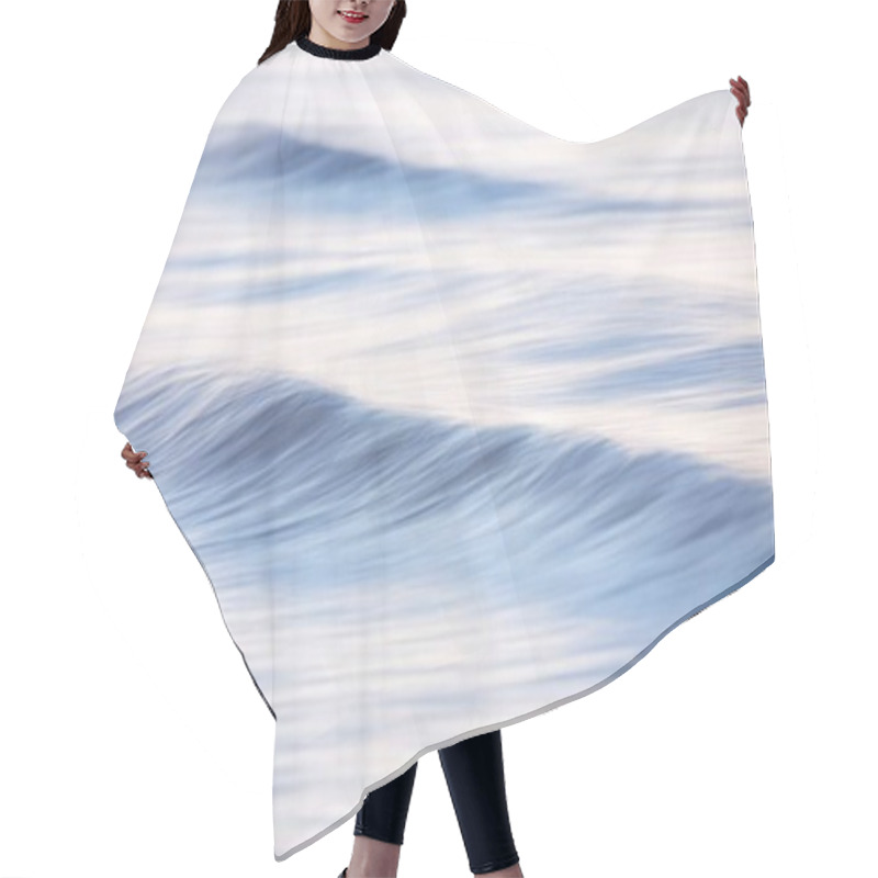 Personality  Serene Blue Ocean Waves Creating A Calming Effect. Hair Cutting Cape