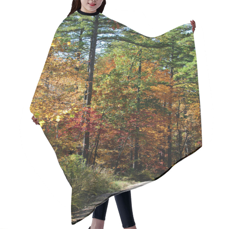 Personality  Autumn Backroad Hair Cutting Cape