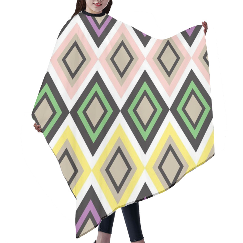 Personality  Seamless Geometrical Pattern Hair Cutting Cape