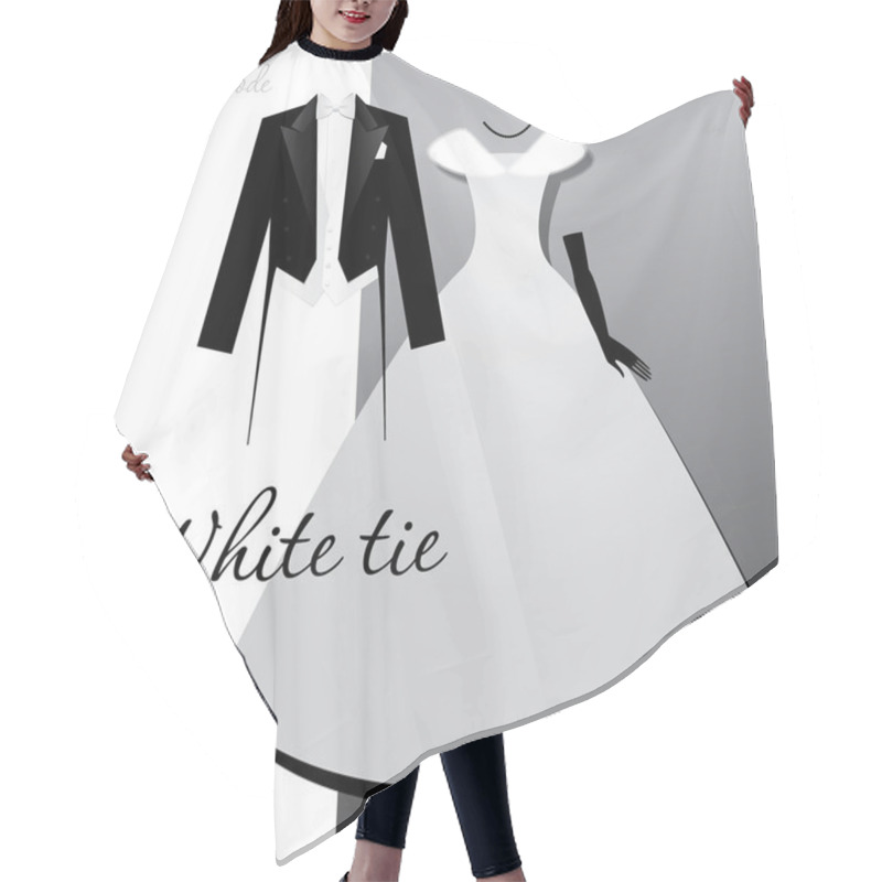 Personality  White-tie Hair Cutting Cape