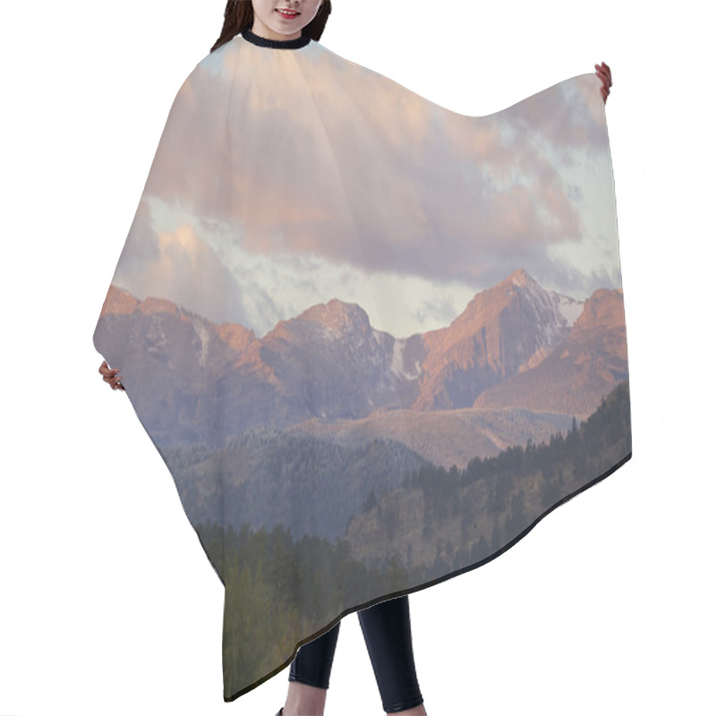 Personality  Purple Mountain Majesty Hair Cutting Cape