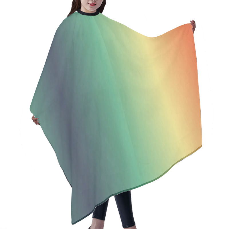 Personality  Abstract Geometric Background With Poly Pattern Hair Cutting Cape