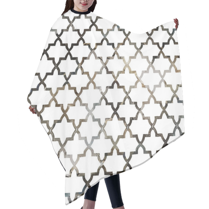 Personality  Geometry Texture Repeat Modern Pattern Hair Cutting Cape