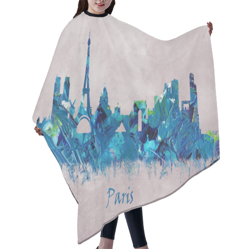 Personality  Paris Capital Of France, Skyline Hair Cutting Cape