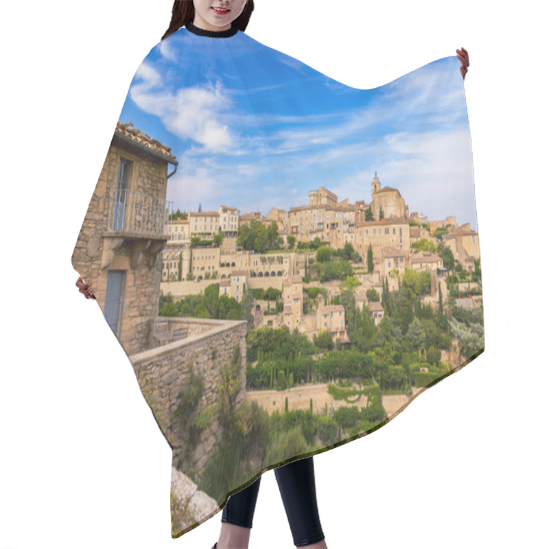 Personality  Gordes Medieval Village Hair Cutting Cape