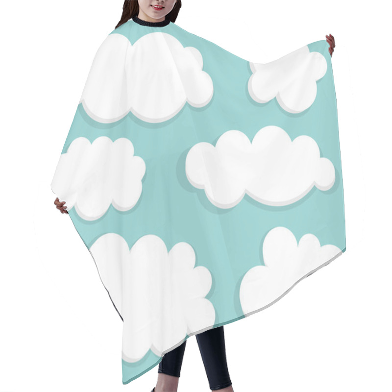 Personality  Clouds Hair Cutting Cape