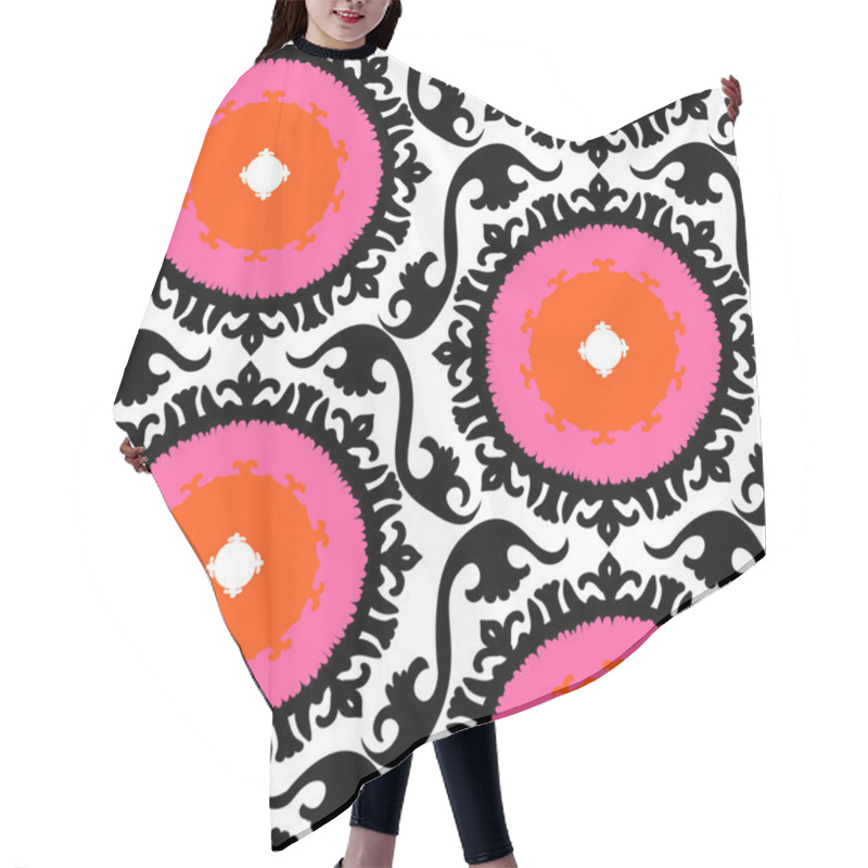 Personality  Suzani Pattern Hair Cutting Cape