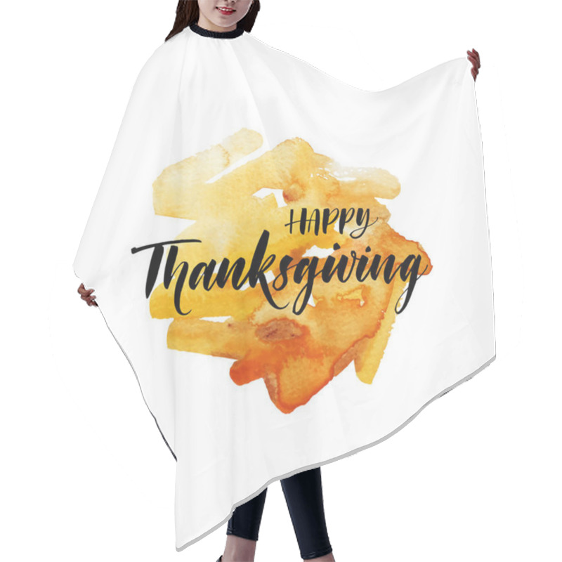 Personality  Happy Thanksgiving Postcard Hair Cutting Cape