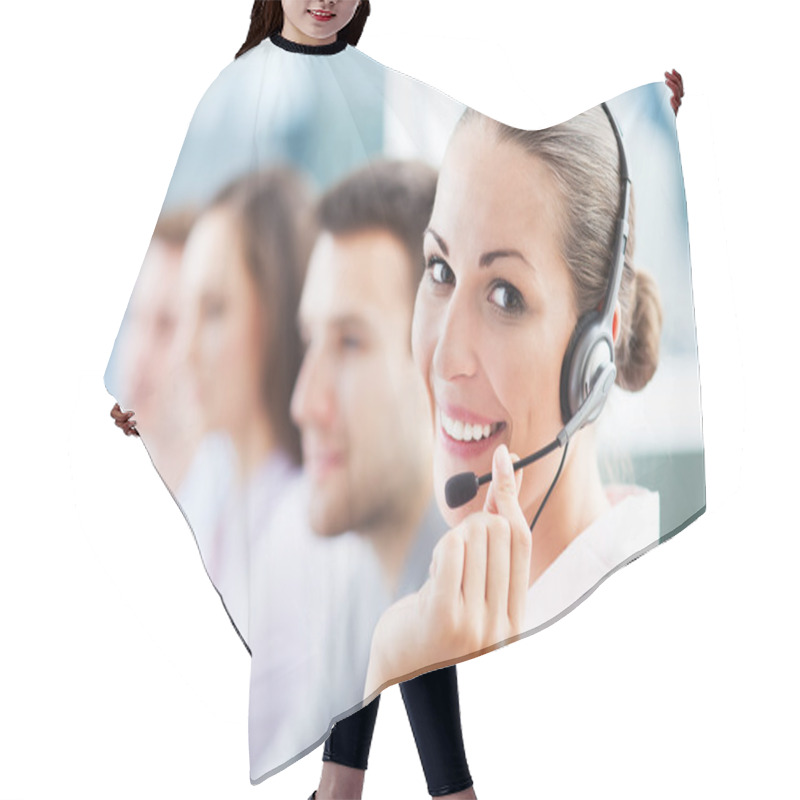 Personality  Call Center Team Hair Cutting Cape