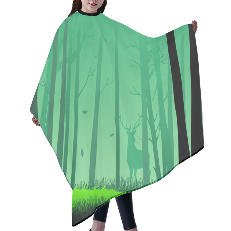 Personality  Green Woods Hair Cutting Cape