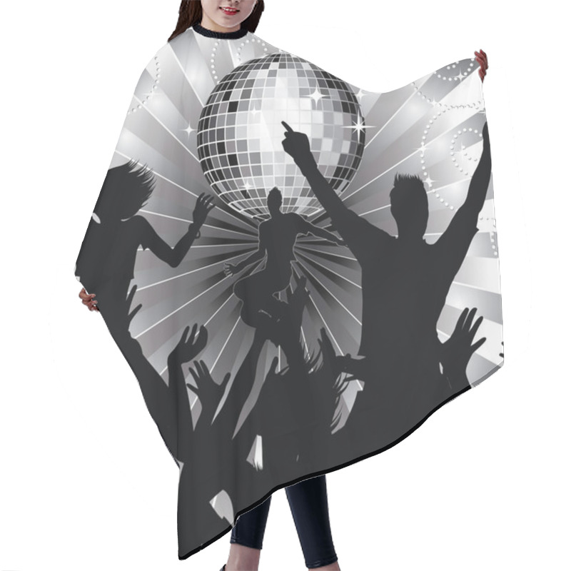 Personality  Young Dancing At The Disco Hair Cutting Cape