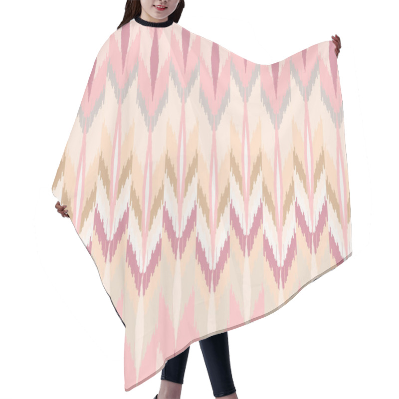 Personality  Seamless Pattern. Hair Cutting Cape