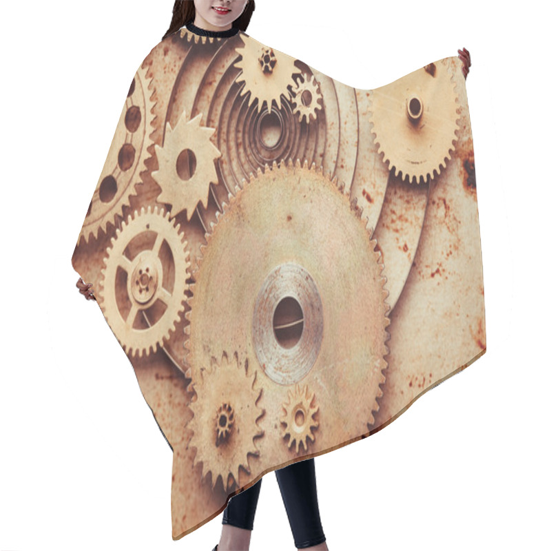 Personality  The Steampunk Background Hair Cutting Cape