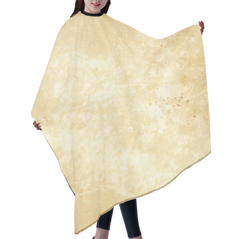 Personality  Grunge Parchment Paper Hair Cutting Cape