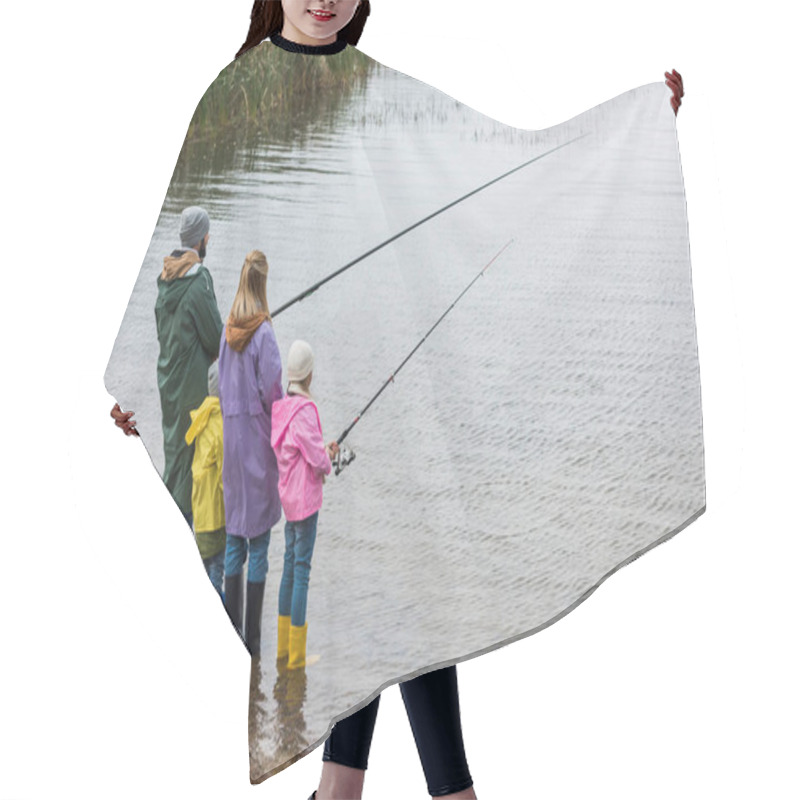 Personality  Family Fishing Hair Cutting Cape