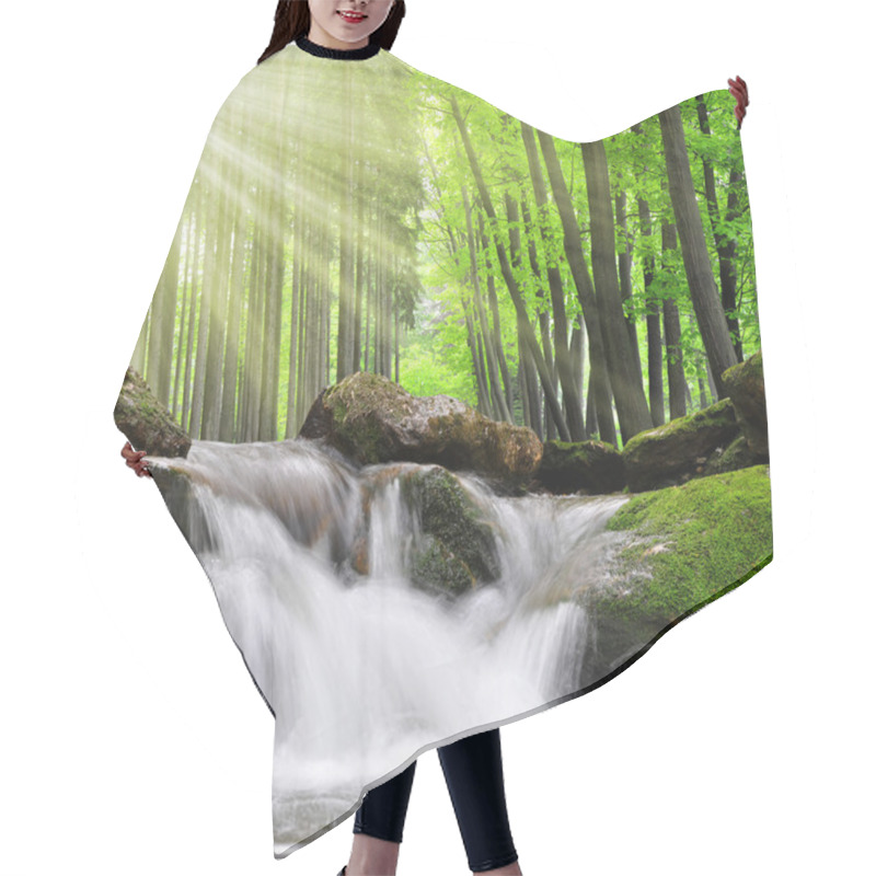 Personality  Waterfall Hair Cutting Cape