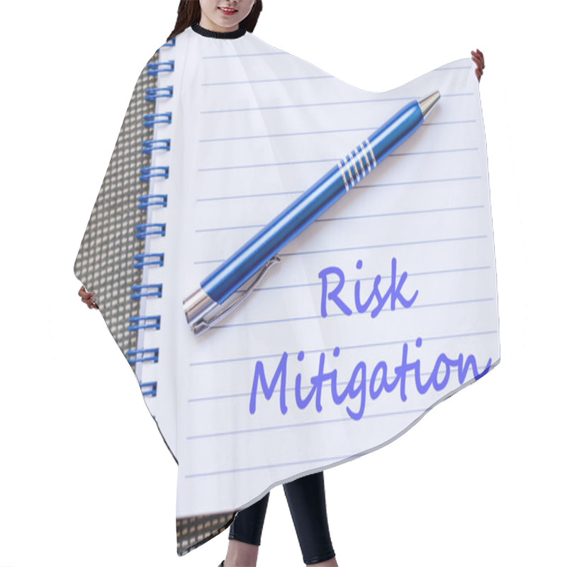 Personality  Risk Mitigation Write On Notebook Hair Cutting Cape