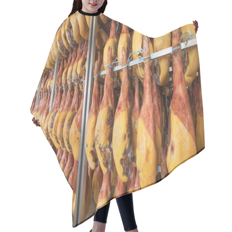 Personality  Spanish Ham Cellar. Food Industry Hair Cutting Cape