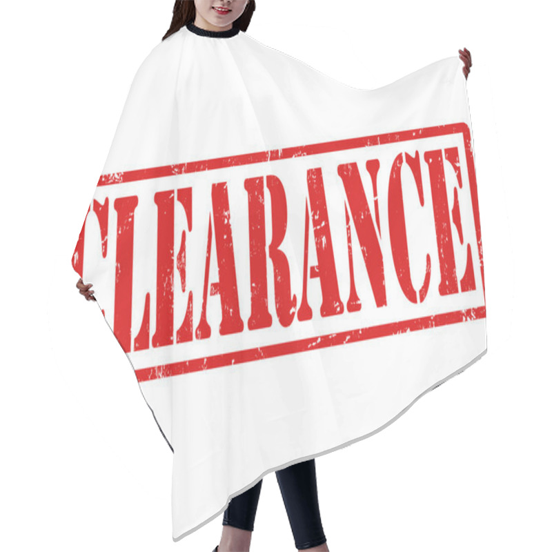 Personality  Clearance Stamp Hair Cutting Cape